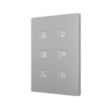 ZENNIO ZVITRXL6 RGB XL 6 key. PC-ABS capacitive button - 6