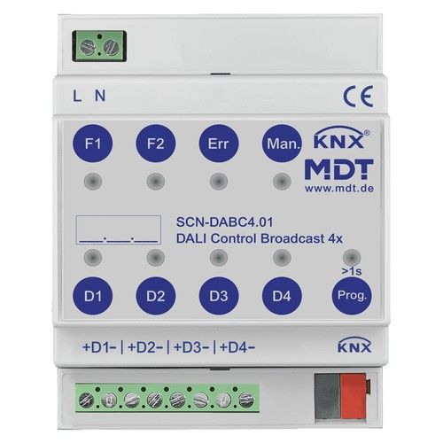 MDT SCN-DABC4.01 Gateway DALI Broadcast,4can.