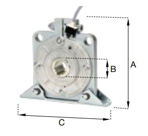NICE 511121020300 Fall arrest device TA 1/2 RD + Ø 30mm, Max torque 332 Nm