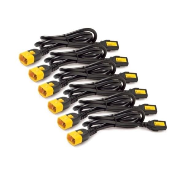 APC UPS AP8704S-WW POWER CABLE KIT 6 PCS LOCKING C13-C14 1.2 M