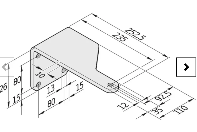 SOMMER 7613V000 Special bracket for Twist XL