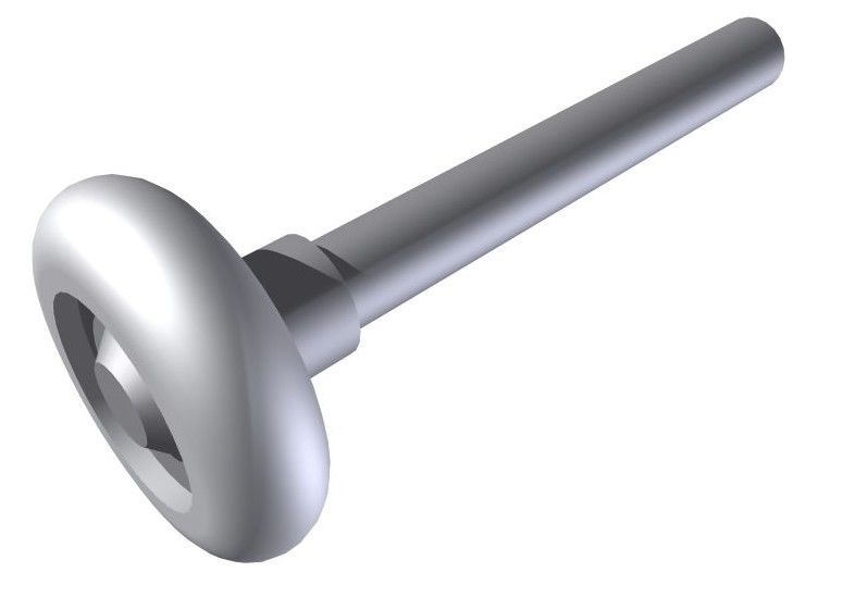 SOMMER 25150.1 2 inch stainless steel roller. 45/12/90 mm