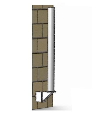 CIAS TOWER-HT-SPACER Stainless steel spacer for installations with 
