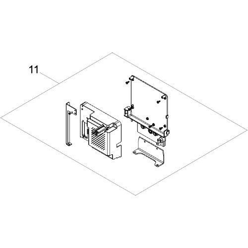FAAC RICAMBI 6020660 SUPPORTO SCHEDA BLIZZARD/C734