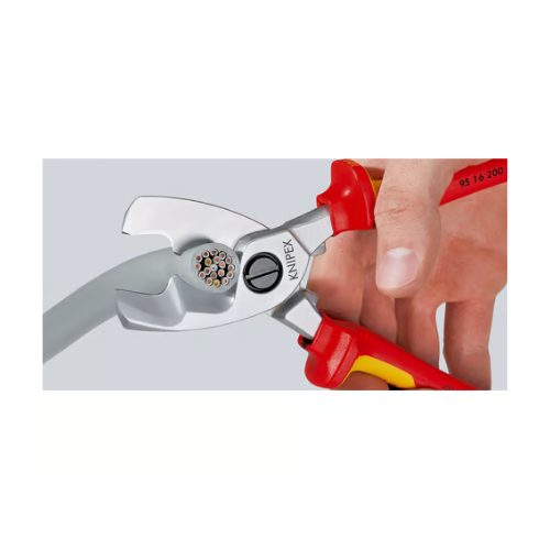 KNIPEX 95 17 200 Cesoia per cavi con doppio tagliente