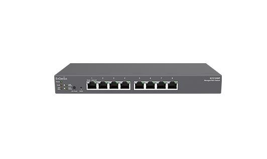 ENGENIUS ECS1008P Cloud Managed Switch 8-port GbE Poe.AF 55W 2xGbE s