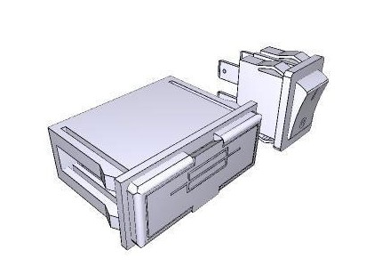 CAME-RICAMBI 119RIR446 INTERRUTTORE E PORTA FUSIBILE G3000