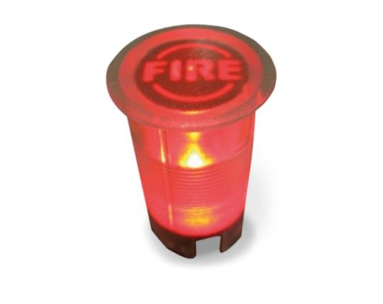 INIM FIRE S/KARI MR LED optical repeater that allows you to remotely replicate the indication of the sensor's alarm status