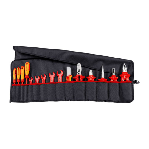 KNIPEX 98 99 13 Assortimento in borsa avvolgibile 15 pez