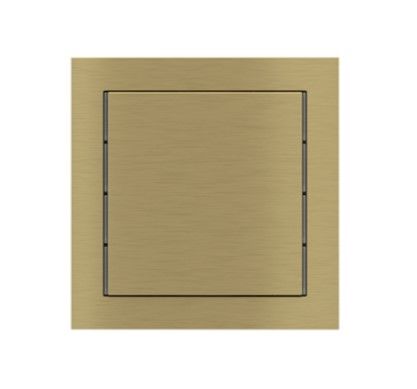 EKINEX EK-T1Q-GB Series 71 single square button case in metal