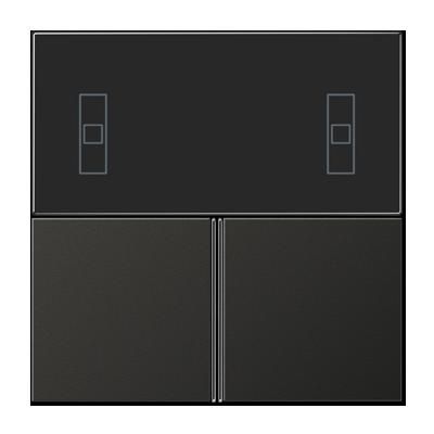 JUNG AL4093TSAAN Set di pulsanti completo per controller ambientale KNX compatto 4093KRMTSD- mod. LS990- antracite