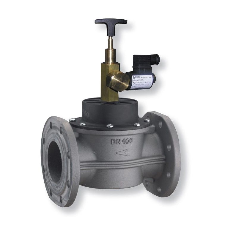 TECNOCONTROL VR937 Manual reset solenoid valve 230Vac NA DN80 6 bar