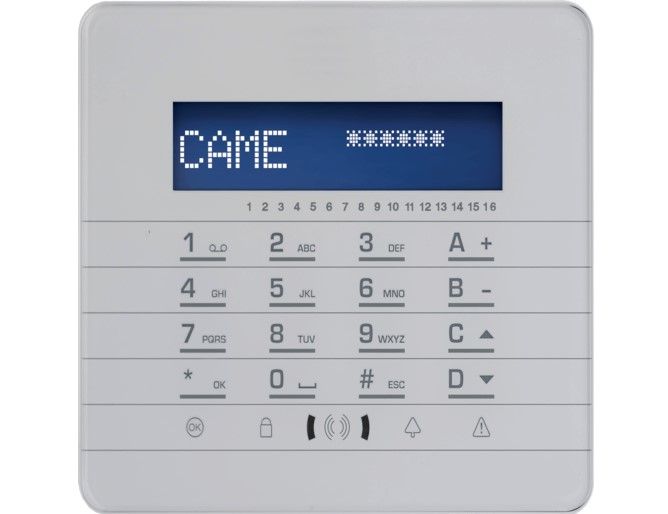 CAME 846CA-0110 PXKTB02 WHITE KEYBOARD THREAD SIST.PXC2