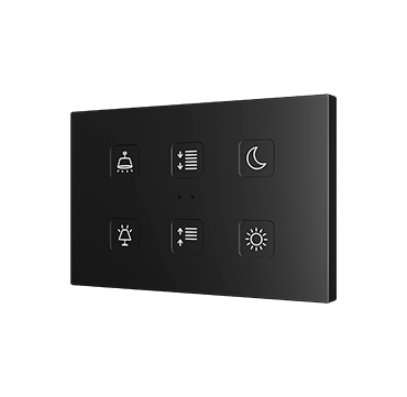 ZENNIO ZVITRXL6 RGB XL 6 key. PC-ABS capacitive button - 6