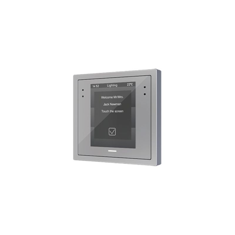 ZENNIO ZVIZ28S Z28 capacitive touch panel with 2.8” backlit display, silver