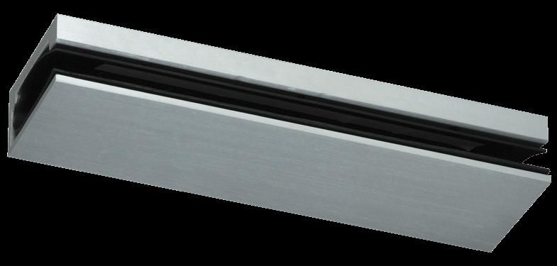 CDVI UBKU U-shaped bracket for mounting counterplate on glass doors