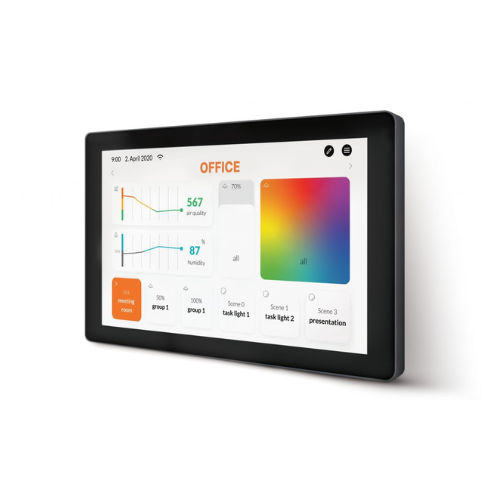 LUNATONE 86456840-P-B touch Display and controller for 64 DALI addresses
