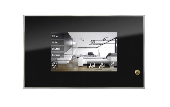 BLUMOTIX BX-T7IP THEO7 Touch panel KNX 7 - silver-black-silver