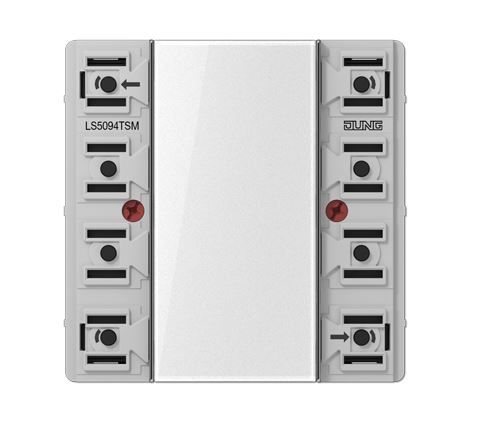 JUNG LS5094TSM F50 KNX button sensor module with acc. Universal integrated bus - 4 channels - mod. LS990