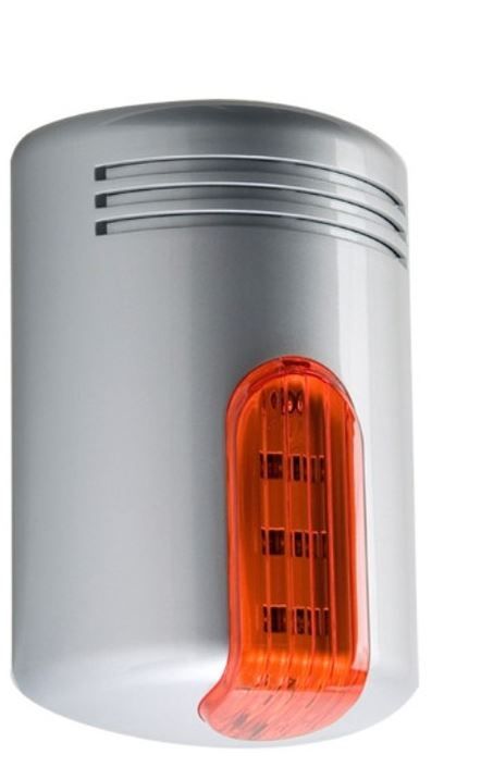 VENITEM 23.31.26 DOGE AS1/P siren with anti-foam, anti-shock and anti-perforation system steel/orange + TBA7.5V