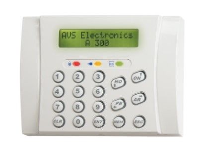 AVS ELECTRONICS 1111100 A300 Tastiera LCD compatta, colore bianco