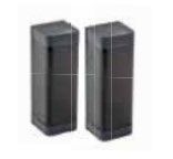 GIBIDI AU02250 DCF180 Pair of synchronized photocells, 180° rotation (12/24 Vdc - ac), maximum range 30 m • IP54