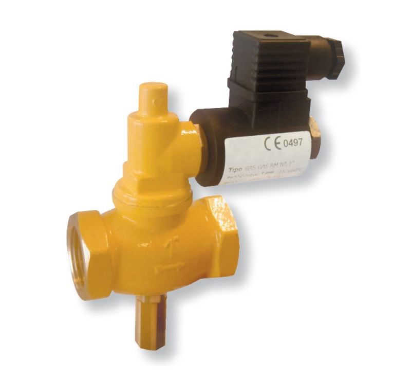 TECNOCONTROL VR530Ex NA manual reset solenoid valve 1 inch and 1/4 230Vac ATEX
