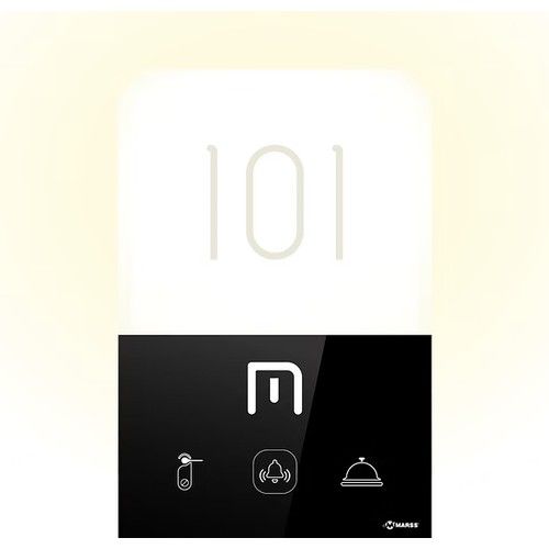 MARSS MH-DP101-BPP Light Design Doorplate illuminated with Signals