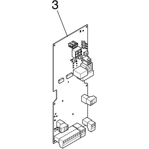 FAAC RICAMBI 63003390 SCHEDA ELETTRONICA E4000