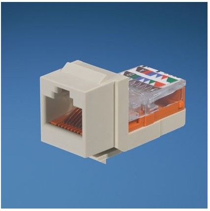 PANDUIT NK5E88MIWY NK Cat 5e leadframe jack module - Off White