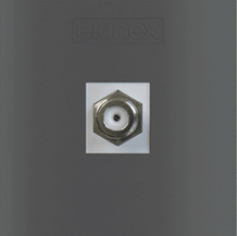 EKINEX EK-KSM-TVF-WH TV-SAT coaxial socket, F female connector - white