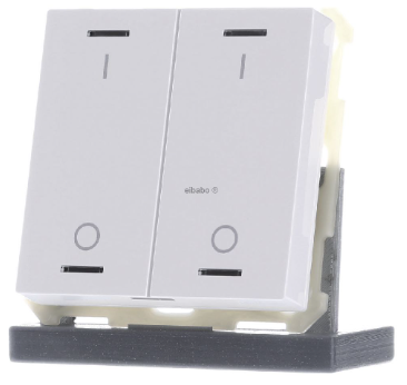 MDT BE-TAL6302.B1 KNX Button Light 63 2-way, RGBW, high-gloss studio white, switchable, BE-TAL6302.B1