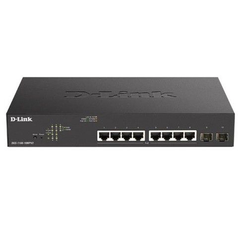 D-LINK DGS-110010MPV2E 10-PORT POE+ GIGABIT SMART MANAGER