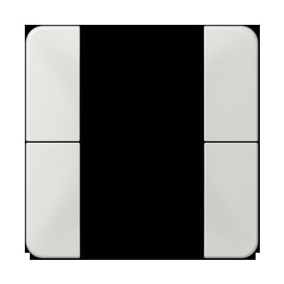 JUNG CD502TSALG Key covers for sensor 2 channels F50- mod. CD500- light grey