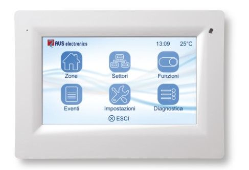 AVS ELECTRONICS 1111123 ICE 4.3" touch screen keyboard, white cover