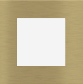 EKINEX EK-PQP-GBB Square FF/71 (Form/Flank/NF) plate Plastic - 1 window