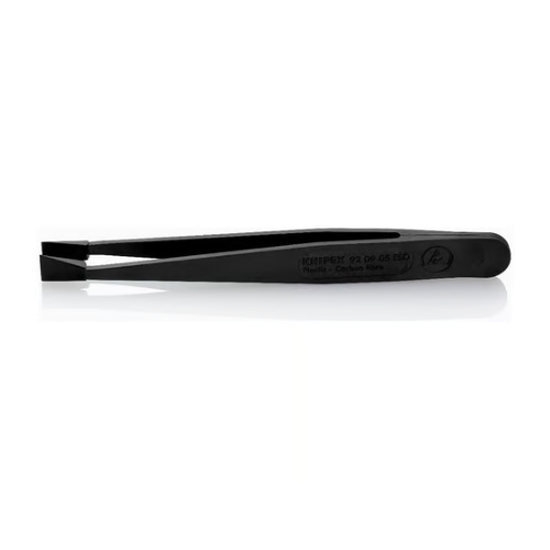 KNIPEX 92 09 05 ESD Pinzetta in resina sintetica ESD, nera