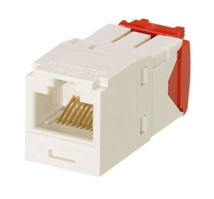 PANDUIT CJ5E88TGIW Mini-Com Module- Cat 5e- UTP- 8 pos 8 wire- Univer