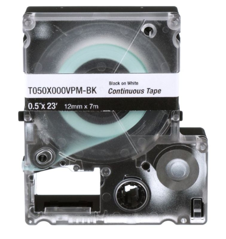 PANDUIT T050X000VPM-BK MP Cassette- Continuous Tape- Vinyl- .50- W x 23'