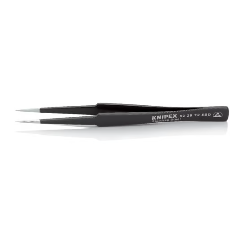 KNIPEX 92 28 72 ESD Pinzetta universale ESD acciaio inox