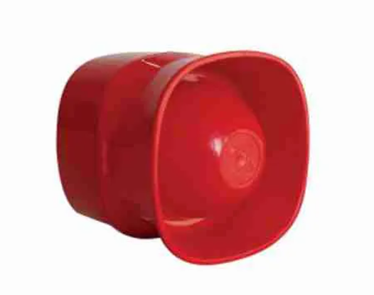 COOPER CSA FIRE 651004FULL-0009X IP42 RED ELECTRONIC TRUMPET SIREN