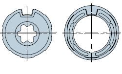 NICE 758.00.00 Ogive 53x1.5 wheel + crown