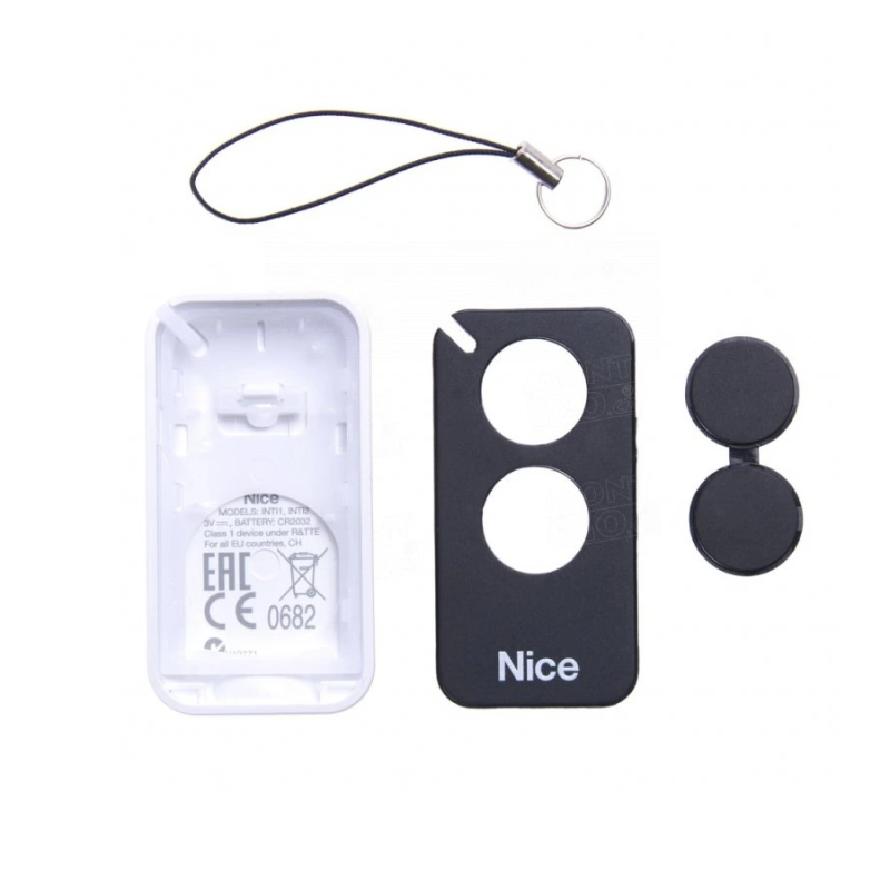 NICE SPARE PARTS SPCG000900 INTI2 Black Plastic Parts