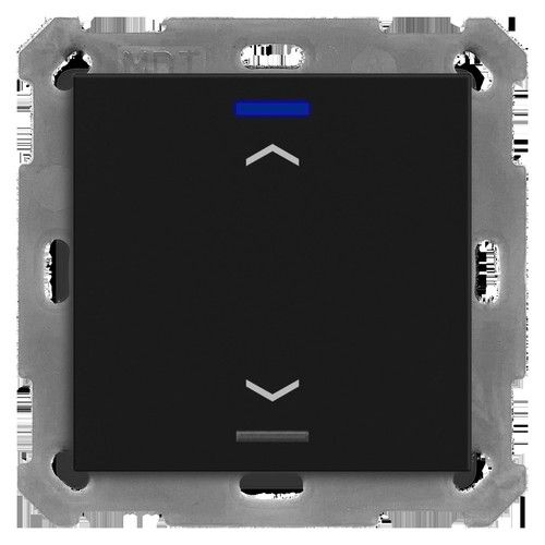 MDT BE-TAL55T106.A1 Tast.Light55,1T+T gradi nero opaco,ser.tapp.