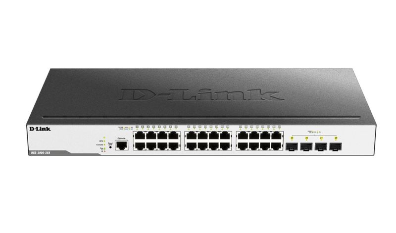 D-LINK DGS-3000-28X 24-PORT 10/100/1000MBPS