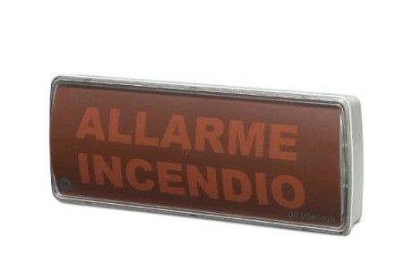 ARITECH INCENDIO GRP25L-IP65 Pannello ottico/acustico con buzzer e led ad alta luminosità