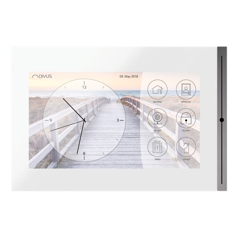 TZ19-W-V4 DIVUS TOUCHZONE 19 WHITE - touch panel for buildings