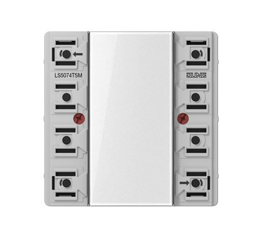 JUNG LS5074TSM F50 KNX button sensor module with acc. Standard integrated bus - 4 channels - mod. LS990