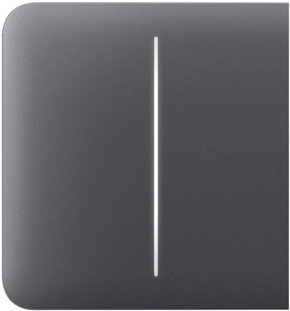 AJAX 52182 CenterButton (2-gang) [55] ASP graphite