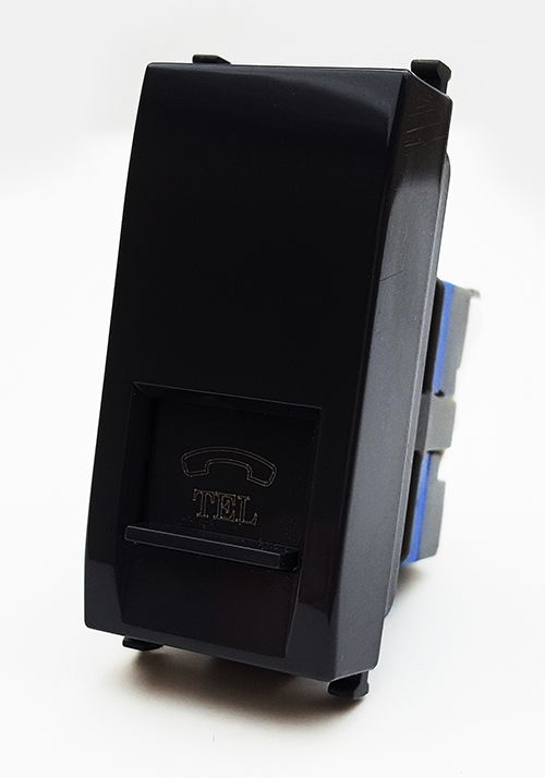 MAPAM 623N Gem 623N Black Telephone Socket
